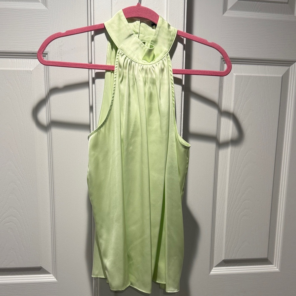 Express Light Green Halter Top